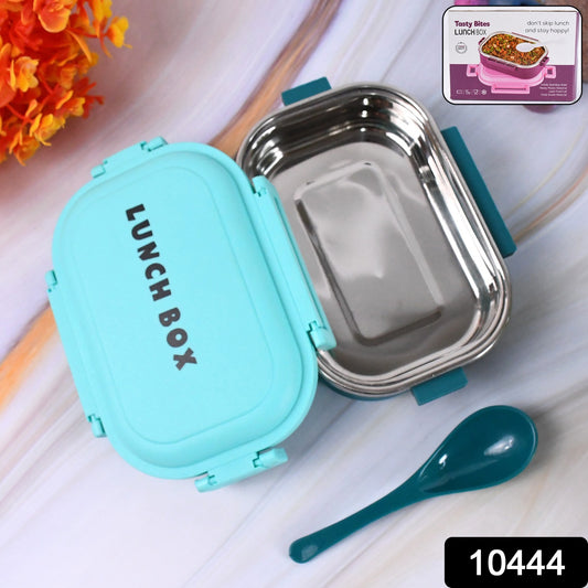 Insulated Testy Stainless Steel Leakproof Lunch Box With Spoon (1 Set) - warehousetech13