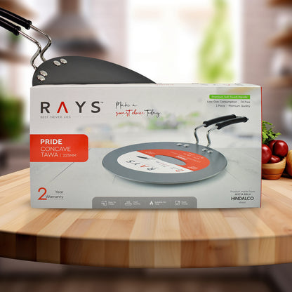 Multi Purpose Aluminium Rays Roti Tawa (9 Inch) - warehousetech13