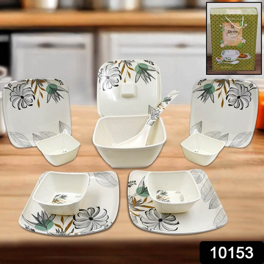 Divine Lunch Tableware Dinner Set (11 Pcs Set) - warehousetech13