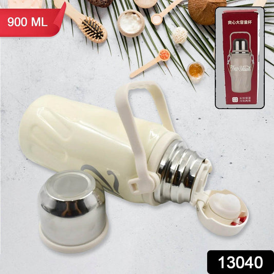 Stainless Steel Vacuum Insulated Water Bottle Leak Proof Flask For hot / cold Tea Coffee (900 Ml) - warehousetech13