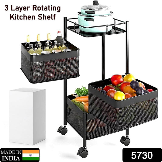 Metal High Qaulity Kitchen Trolley Kitchen Organizer Items And Kitchen Accessories Trolley With Wheels (4 Layer 3 Layer) - warehousetech13