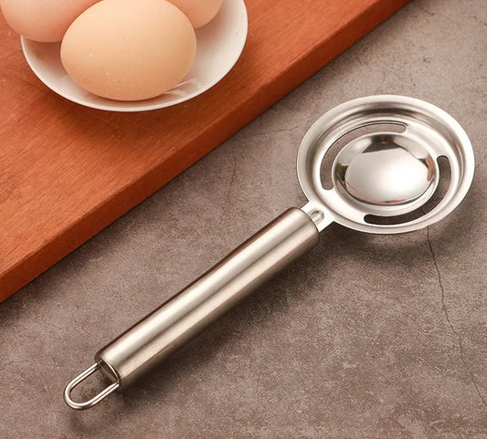 5898 Kitchen Tools Egg Yolk White Separator Stainless Steel Egg White Separator Tools Eggs Yolk Filter Gadgets Kitchen Gadgets Separating Funnel Spoon Egg Divider Tools - warehousetech13