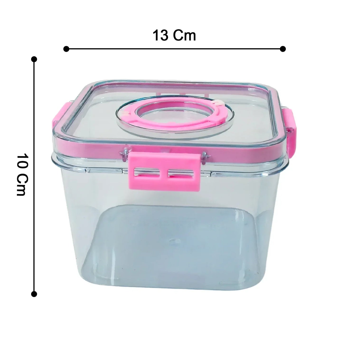 1400ml Clear Plastic Food Storage Container with Lid | Airtight, Stackable Fridge Box for Fruit, Leftovers & Meal Prep - warehousetech13