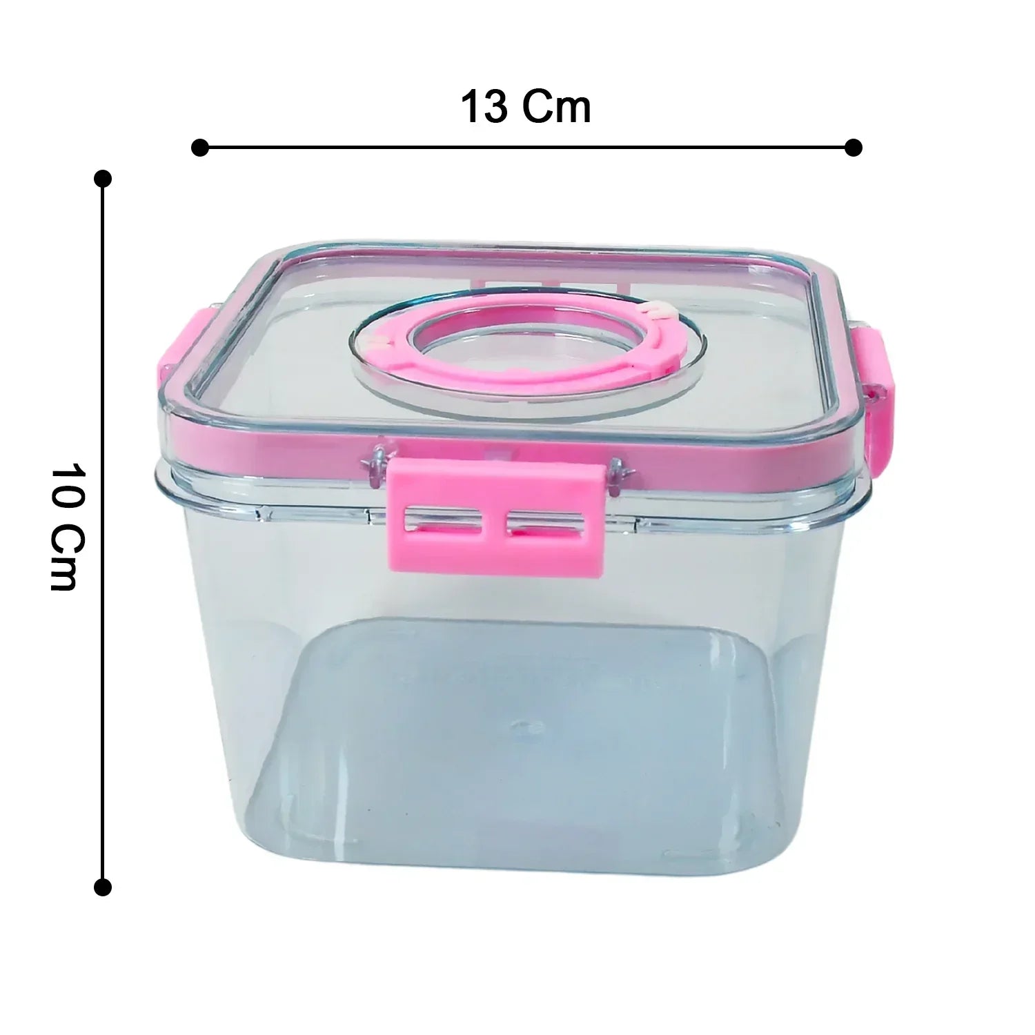1400ml Clear Plastic Food Storage Container with Lid | Airtight, Stackable Fridge Box for Fruit, Leftovers & Meal Prep - warehousetech13