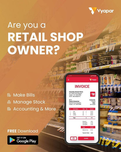 Vyapar - GST Billing Software in India for small businesses - warehousetech13