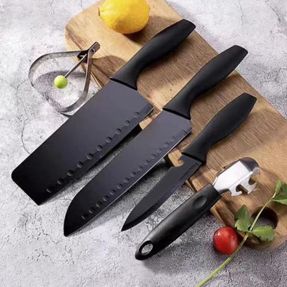 5910 5-piece Forged Kitchen Chef Cutlery Stainless Steel Knife Set Chopping Knife Chef Knife Utility Knife Butcher Knife (5pc) - warehousetech13