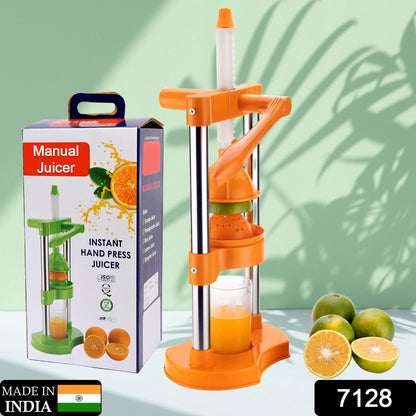 7128 Hand Pressure Juicer Manual Cold Press Juice Machine Instant Make Juice Squeezer Fruits Juicer Juice Maker Orange Juice Extractor For Fruits Vegetables Orange - warehousetech13