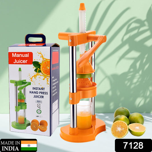 7128 Hand Pressure Juicer Manual Cold Press Juice Machine Instant Make Juice Squeezer Fruits Juicer Juice Maker Orange Juice Extractor For Fruits Vegetables Orange - warehousetech13