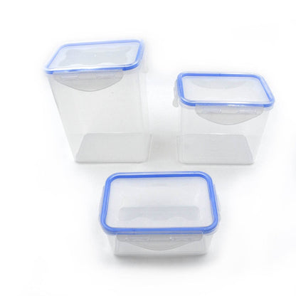 Kitchen Storage Container Set With Food Grade Plastic And Air Seal Lock - warehousetech13