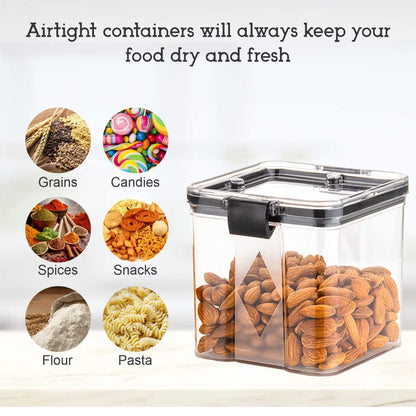 2763 4pc Square Container 700ml Used For Storing Types Of Food Stuffs And Items. - warehousetech13