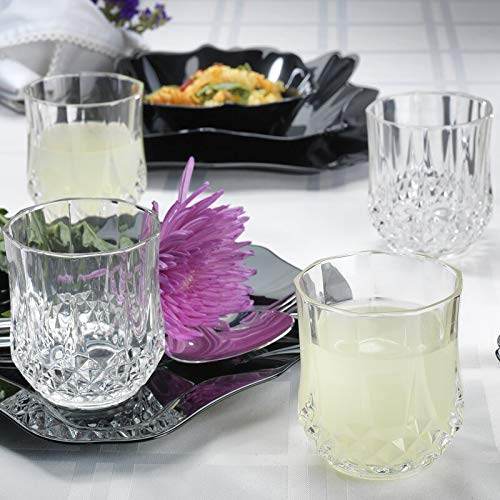 Heavy Unbreakable Stylish Look Fully Transparent Glasses Set 250ml (6pcs) - warehousetech13