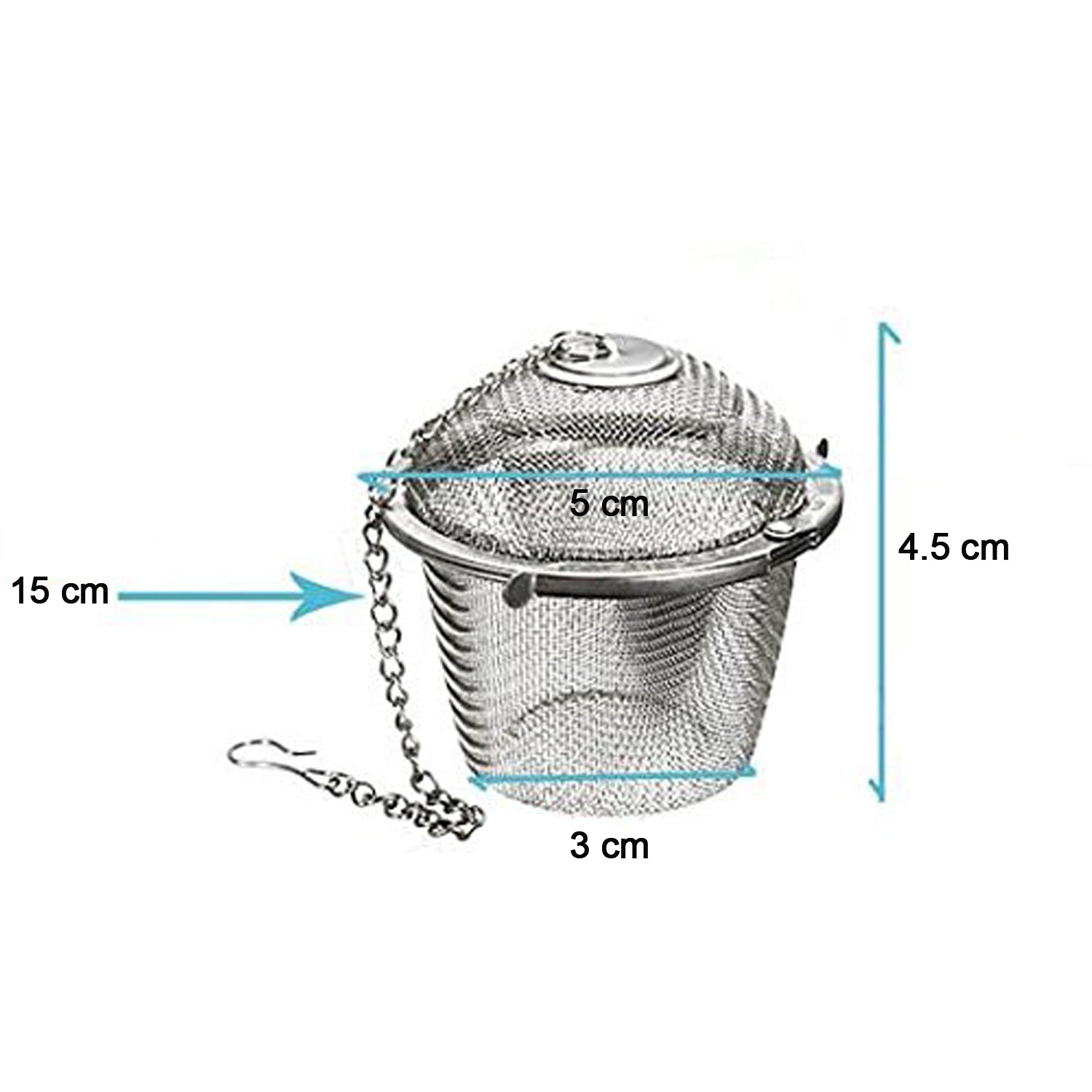 Ss Easy Tea Filter Used For Filtering Tea Purposes While Making It In All Kinds Of Official And Household Kitchen Places Etc. - warehousetech13
