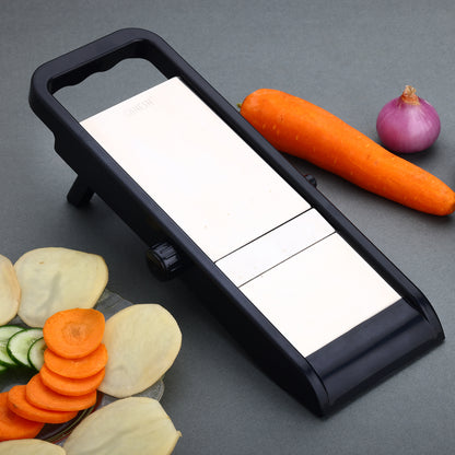 8121 Premium Multipurpose Potatoonion Slicer And Grater Potato Slicer For Chips Vegetable Slicer Machine Chips Cutter Potato Slicer For Chips Onion Slicer (Adjustable Slicer) - warehousetech13