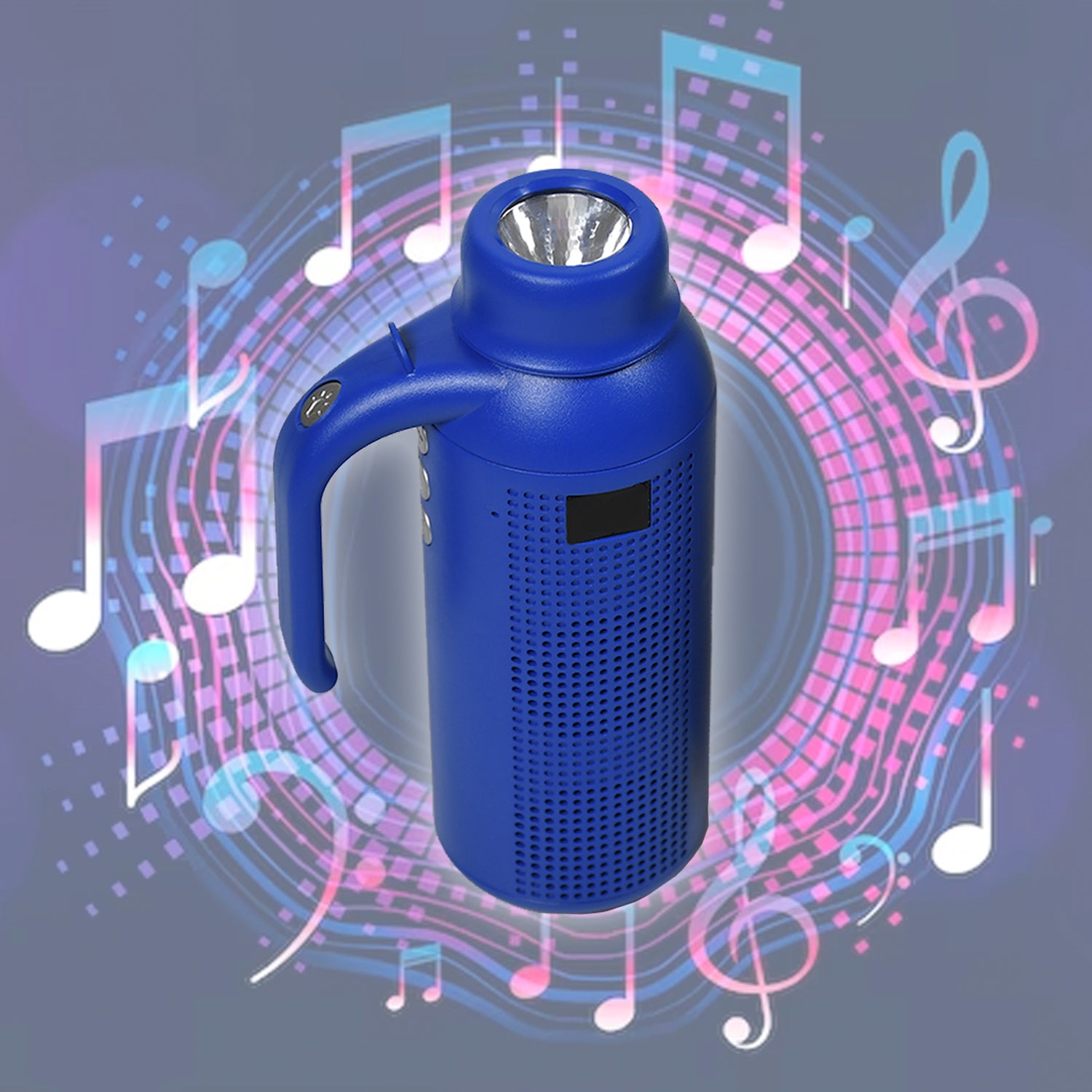 1287 Smart Bluetooth Speaker With Torch Light Wireless Bluetooth Speaker Night Flash Light Speaker - warehousetech13