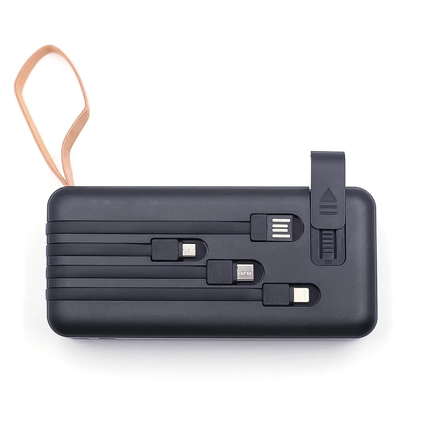 Fast Charging Power Bank With Built 4 In 1 Usb With Mobile Holder 10000mah 12w (1 Pc) - warehousetech13