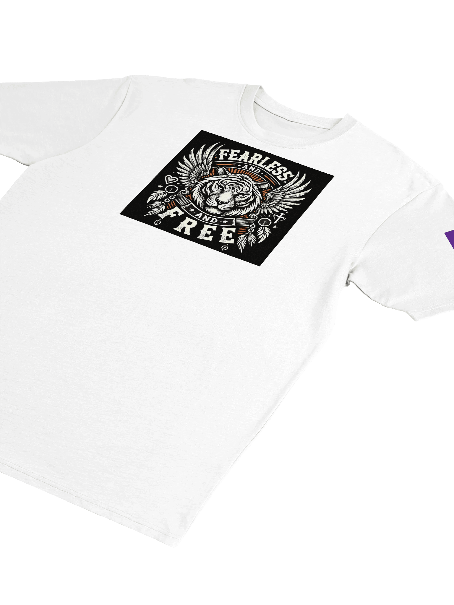 Fearless and Free Tiger Wings Tee - warehousetech13