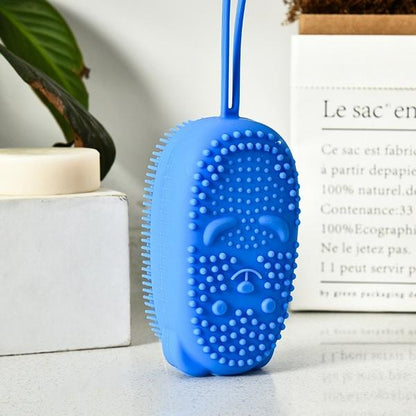 1448 Silicone Bubble Bath Spa Super Soft Body Scrubbing Brush - warehousetech13