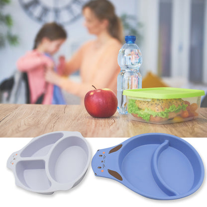 Baby Feeding Set For Kids And Toddlerschildren Children Dinnerware Set - Bamboo Fibre Feeding Set For Kids Cartoon Design Plate Cup Spoon Fork And Chopsticks Tableware Cutlery For Kids Microwave Dishwasher Safe (7 Pcs Set) - warehousetech13