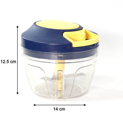 Chopper With 4 Blades For Effortlessly Chopping Vegetables And Fruits For Your Kitchen (650ml) - warehousetech13