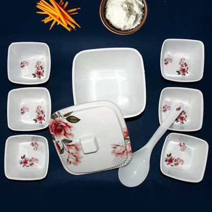 Hector High Quality Dinning Dinner Pudding Set (9 Pcs Set) - warehousetech13