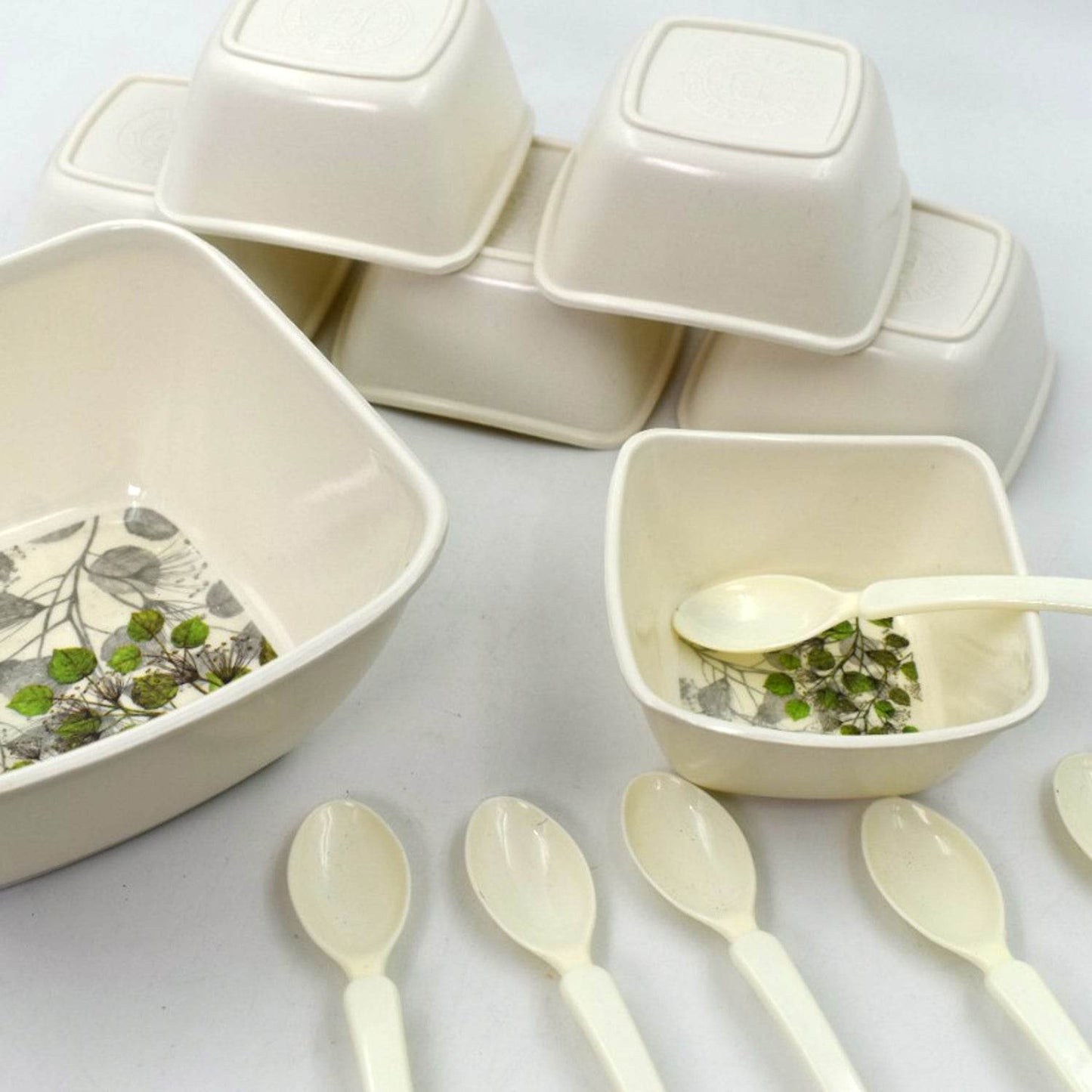 Pudding Set Used As A Cutlery Set (13 Pc) For Serving Food Purposes - warehousetech13
