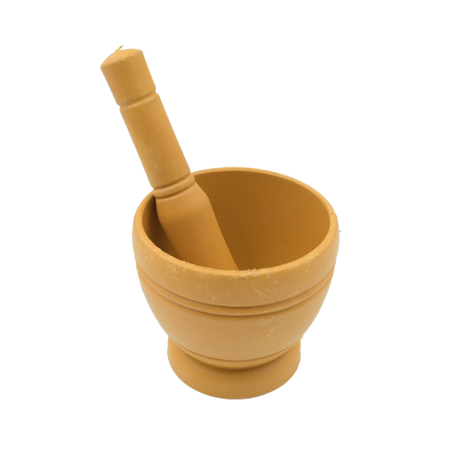 7193 Mortar And Pestle Set For Spices Okhli Masher Khalbatta Kharal Mixer Natural Traditional Grinder And Musal Well Design For Kitchen Home Herb - warehousetech13