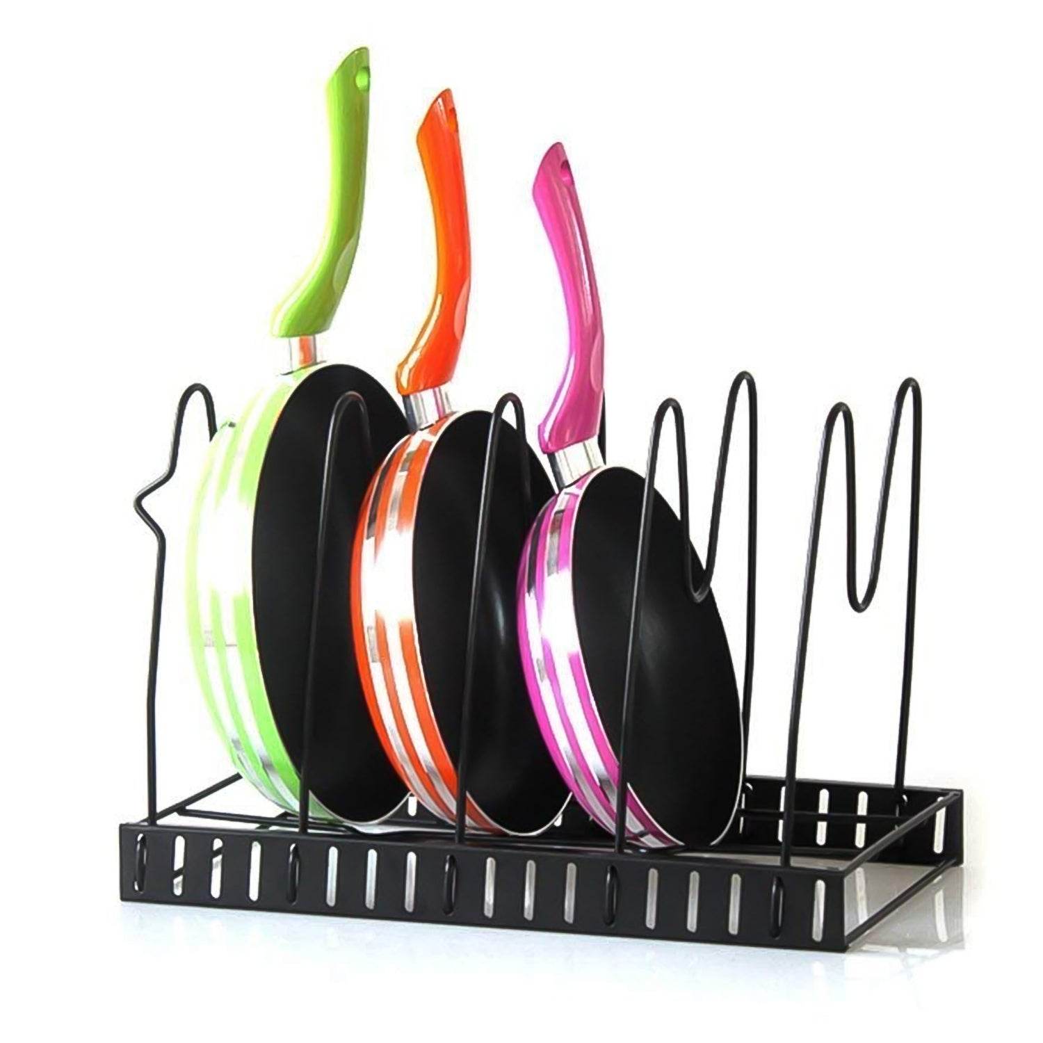 Multipurpose Pan Pot Organizer Rack (1 Pc) - warehousetech13