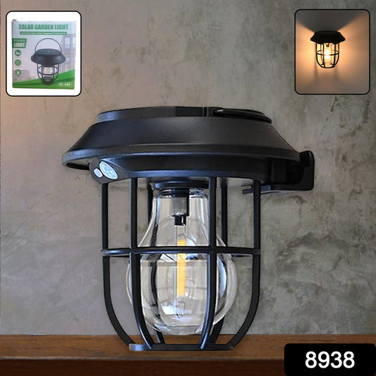 Solar Lantern Wall Lights Fixtures With Motion Sensor (1 Pc) - warehousetech13