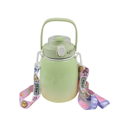 Stainless Steel Mug Bottle Vacuum Insulated Cup With Handle (1200 Ml) - warehousetech13