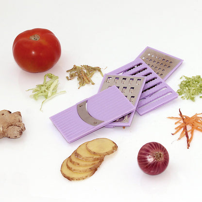 4 In 1 Plastic Vegetable And Fruit Grater And Slicer For Kitchen - warehousetech13