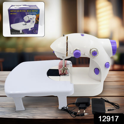 Portable Electric Sewing Machine for Home Tailoring | With Extension Table, Foot Pedal & Adapter | Mini Silai Stitching Machine