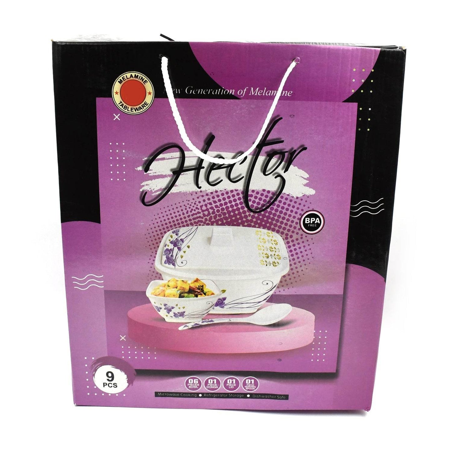 Hector High Quality Dinning Dinner Pudding Set (9 Pcs Set) - warehousetech13