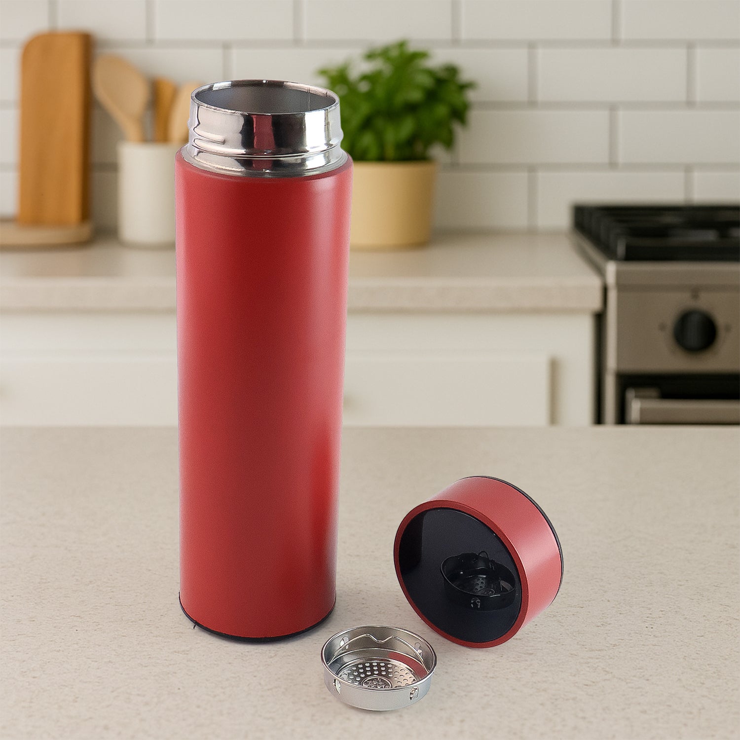 Red Vacuum Insulated Water Bottle (1 Pc 500ml) - warehousetech13