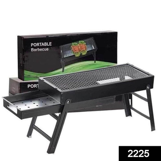 Folding Portable Barbeque Bbq Grill Set For Outdoor And Home - warehousetech13