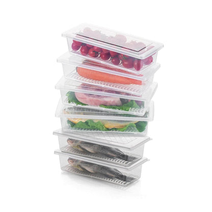 Vegetables Fruits Freezer Storage Container (Pack Of 6pc 1500ml) - warehousetech13