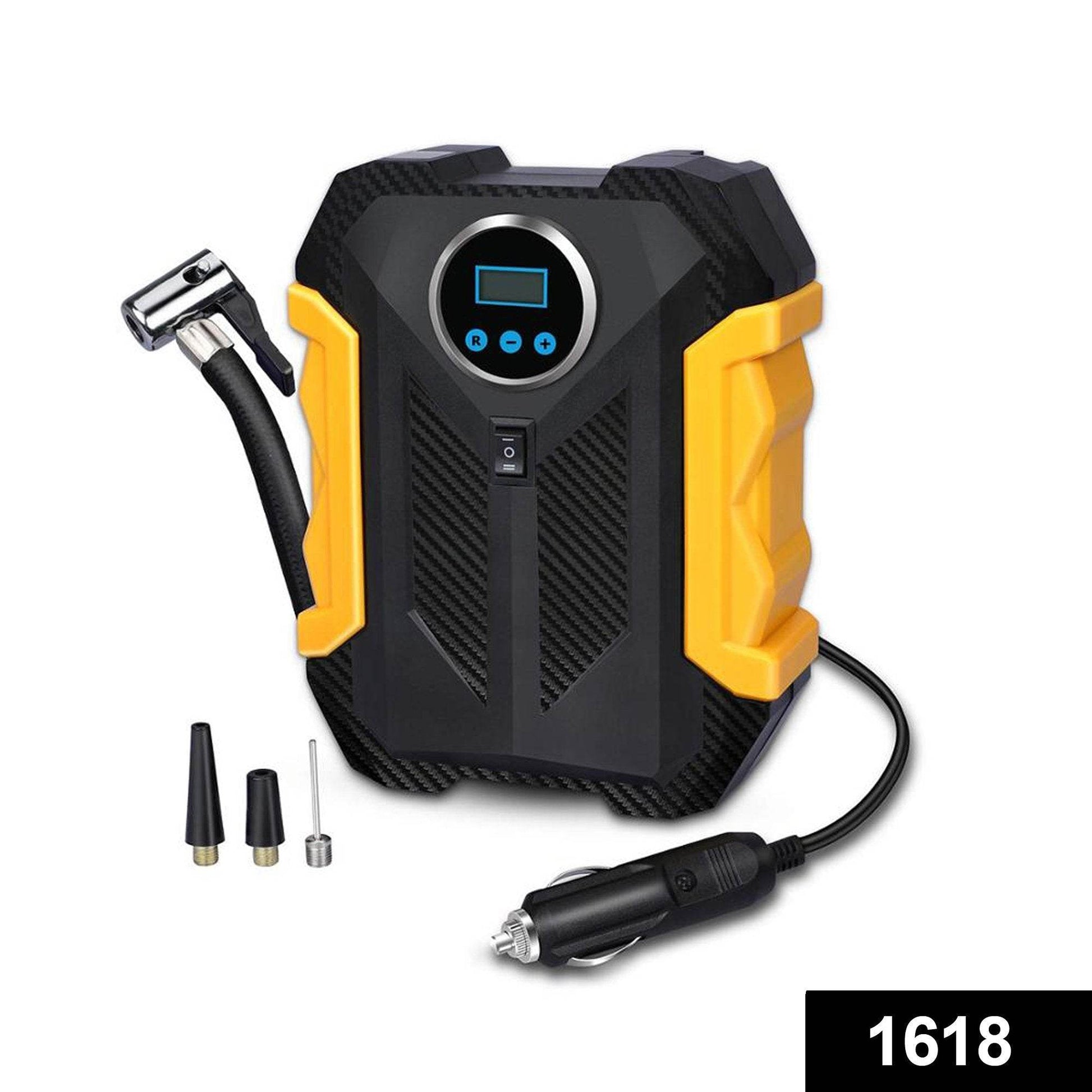 Portable Electric Car Air Compressor Pump For Car And Bike Tyre - warehousetech13