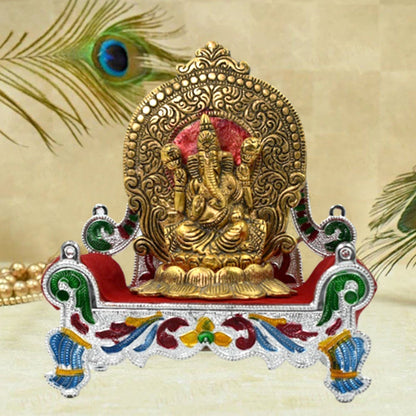 2711 Big Singhasan Bal Gopal Used In All Kinds Of Household And Official Places For Placing Gods Sculpture Over It. - warehousetech13