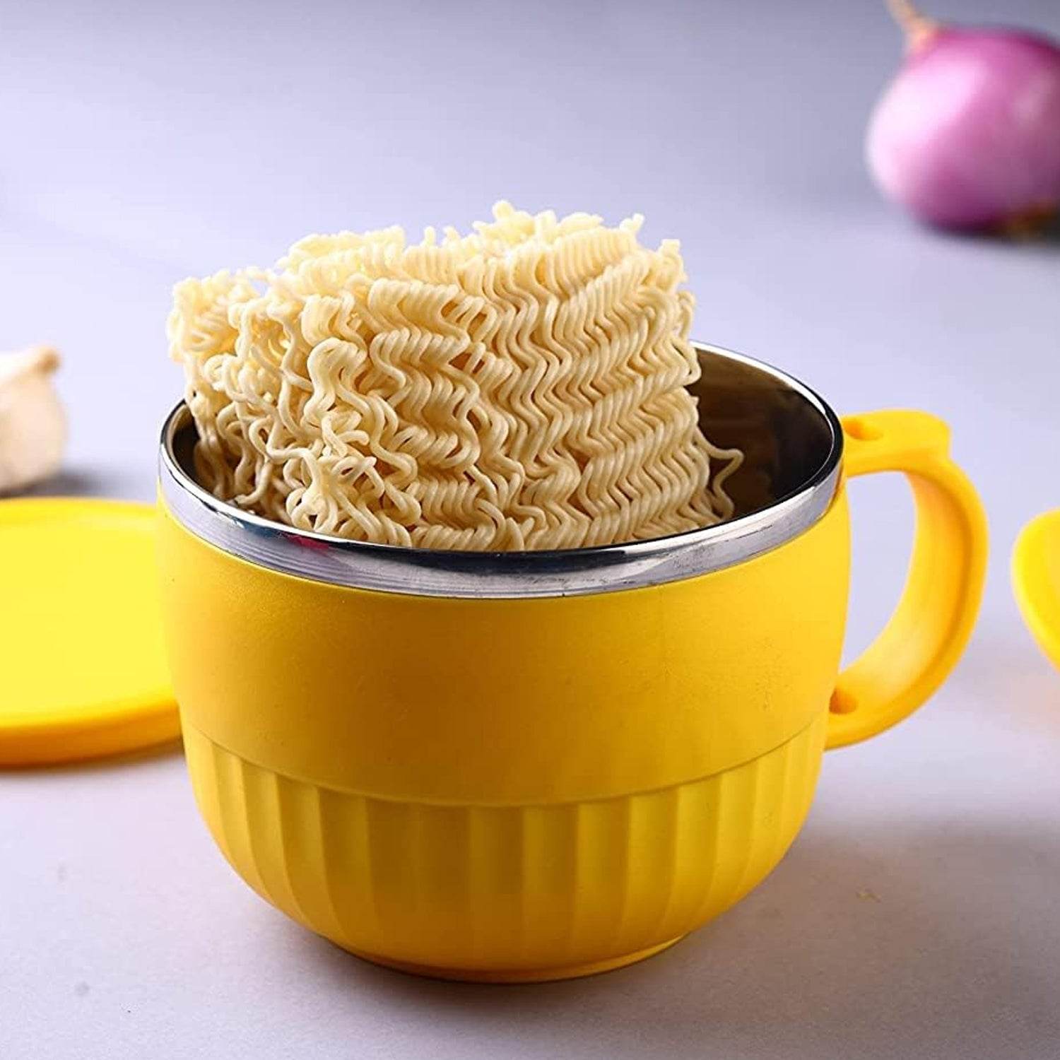 Multipurpose soup Bowl With Lid And Handle - warehousetech13