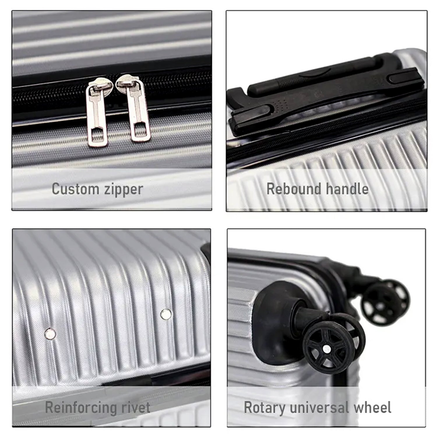 Trolley Bag Big And Small Suitcase Bag For Men Women Use Bag ( Set Of 2 ) - warehousetech13