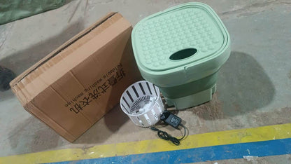 Portable Washing Machine Foldable Washer And Dryer Combo (1 Set Mix Color) - warehousetech13
