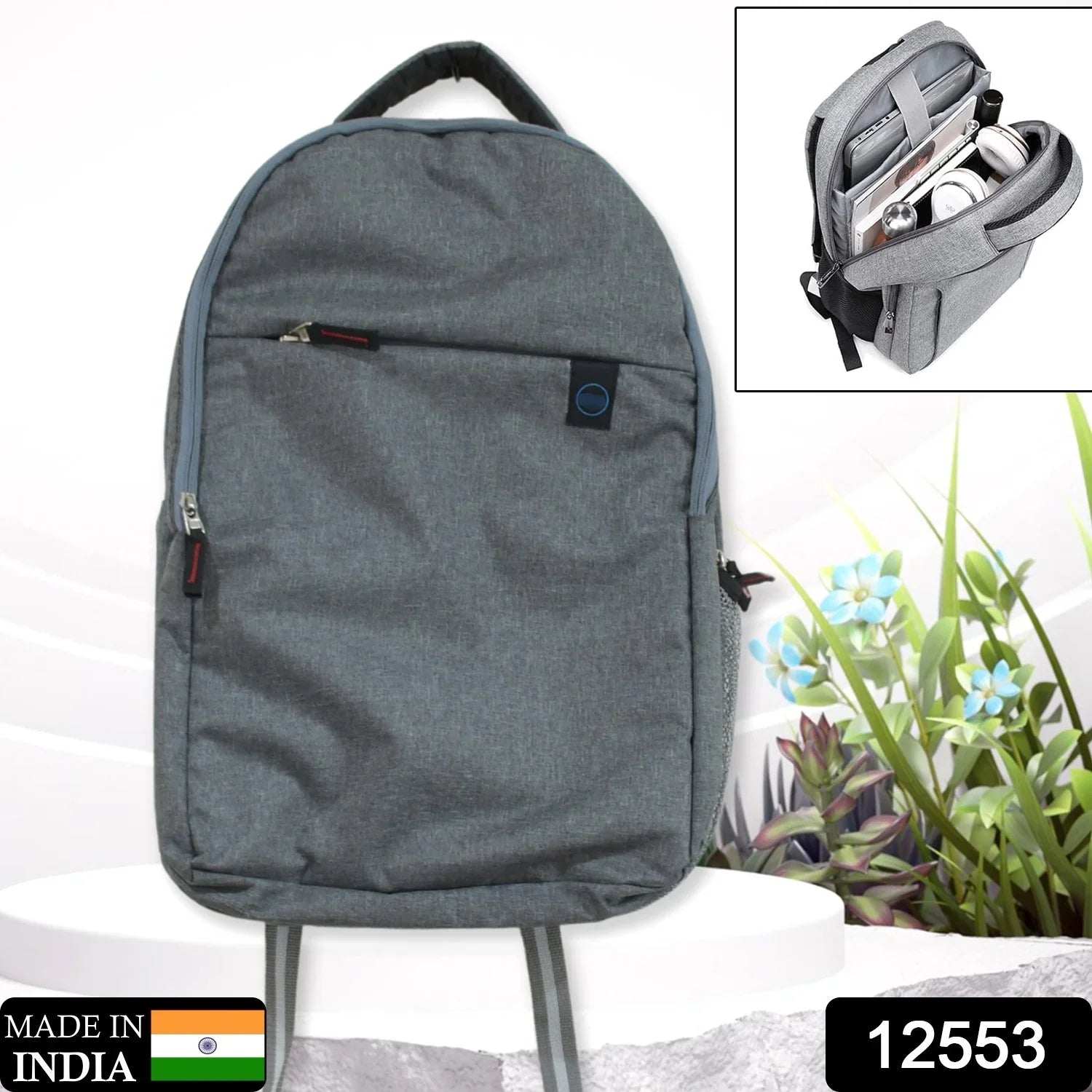 12553 Laptop Bag With Adjustable Shoulder Strap Storage Pockets Lightweight Water-resistant Travel-friendly Bag Office Bag School Bag College Bag Business Bag - warehousetech13