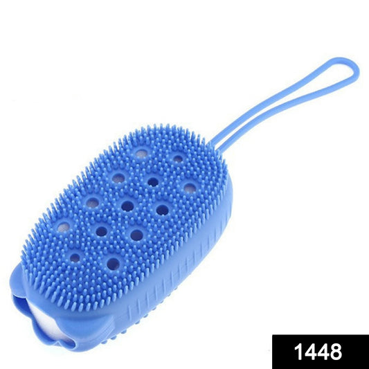 1448 Silicone Bubble Bath Spa Super Soft Body Scrubbing Brush - warehousetech13