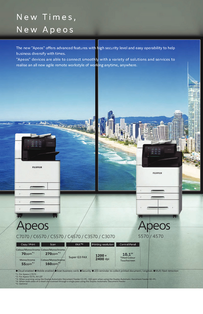 Fujifilm Apeos C3570/C4570/C5570 - A3 Colour Multifunction Printer