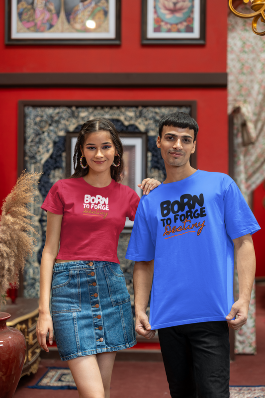 Born to Forge Destiny Couple T-Shirts