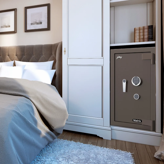 Godrej Matrix 2414 Smart Home Locker - Vol.78L Digital + Key Lock, Secure Double-Walled Safe (Copy)