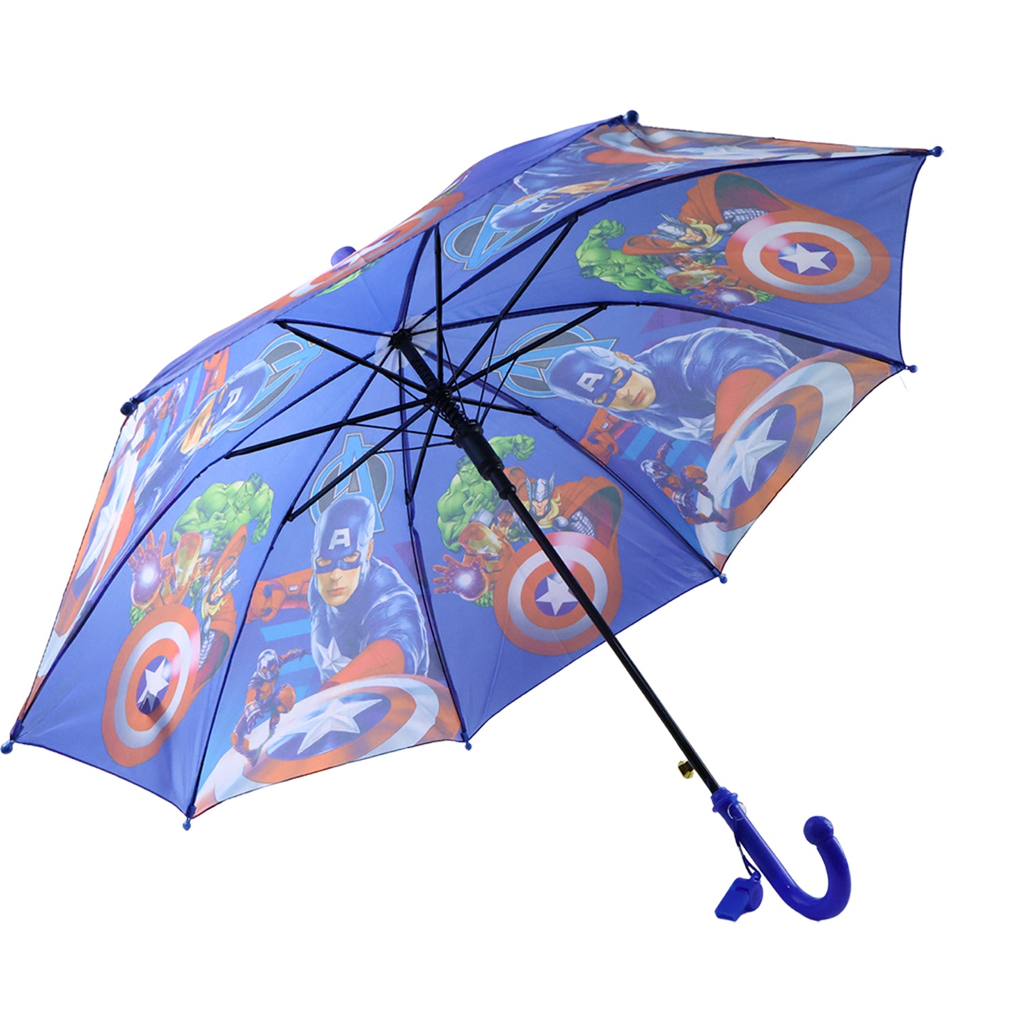 6247 Umbrella With Handle And Lightweight Safety Round Plastic Cap - warehousetech13