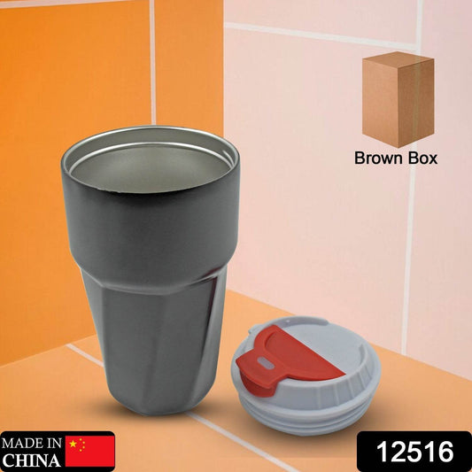 Stainless Steel Vacuum Insulated Travel Mug Car Coffee Mug With Lid - warehousetech13