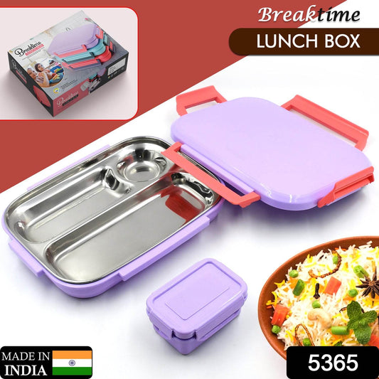 Lunch Box Plastic With Steel Plate Small Lunch Box - warehousetech13