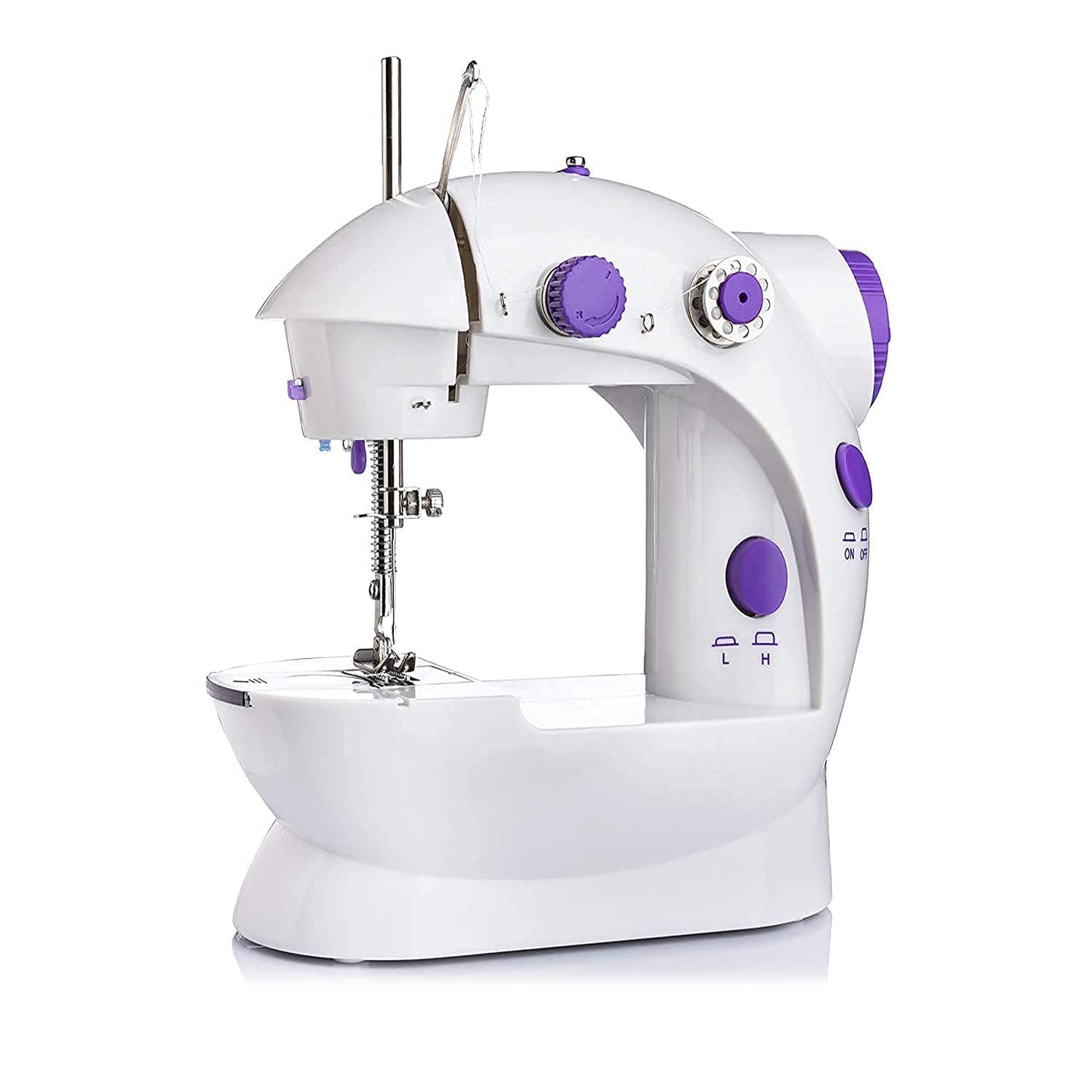 Portable Electric Sewing Machine for Home Tailoring | With Extension Table, Foot Pedal & Adapter | Mini Silai Stitching Machine