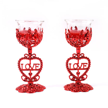 Tea Lights Holder Candle Stand (2 Pc Set) - warehousetech13